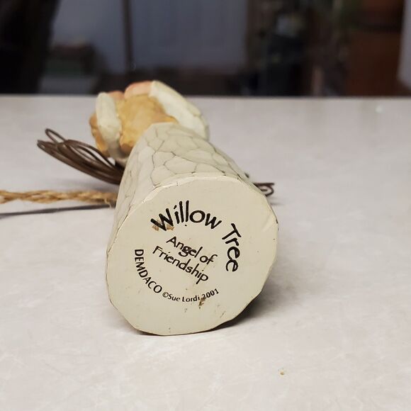 2001 Demdaco Willow Tree Ornaments Angel Of Friendship 4" Tall No Box - Picture 5 of 5